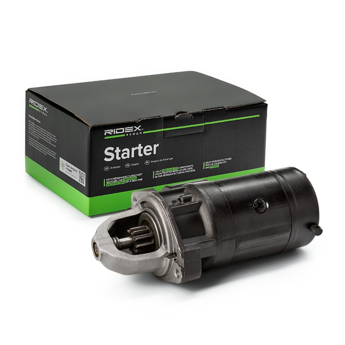 RIDEX REMAN Starter motor Article number: 2S0118R cheaply