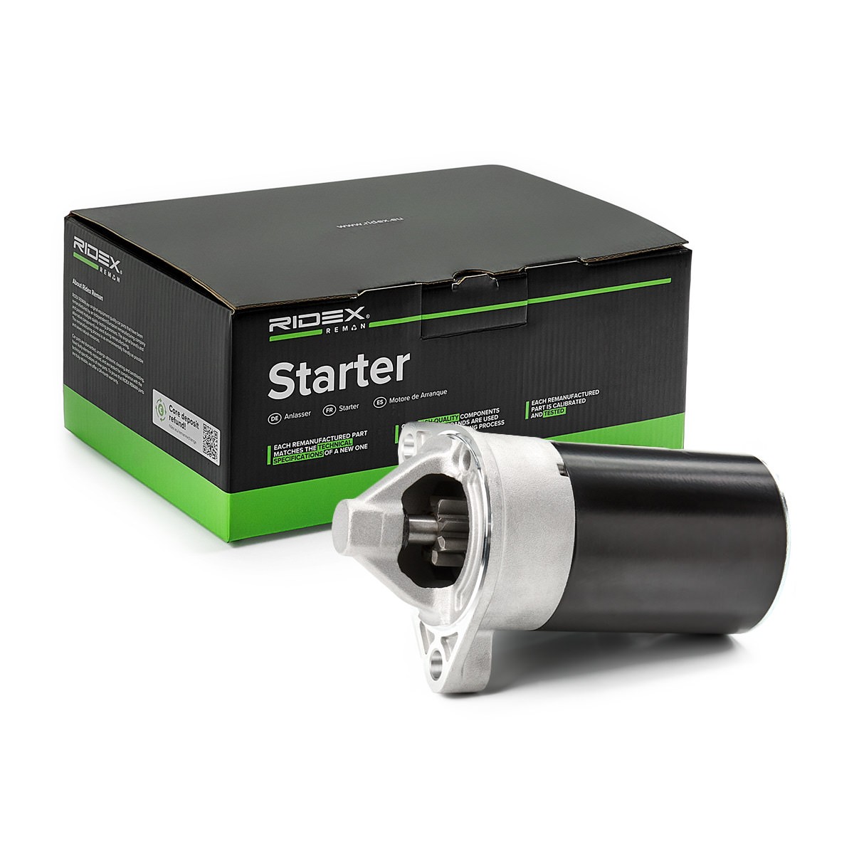 RIDEX REMAN Starter Varenummer: 2S0343R billige