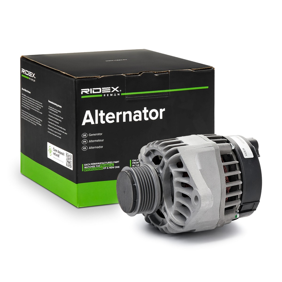 RIDEX REMAN Generator Varenummer: 4G0009R billige