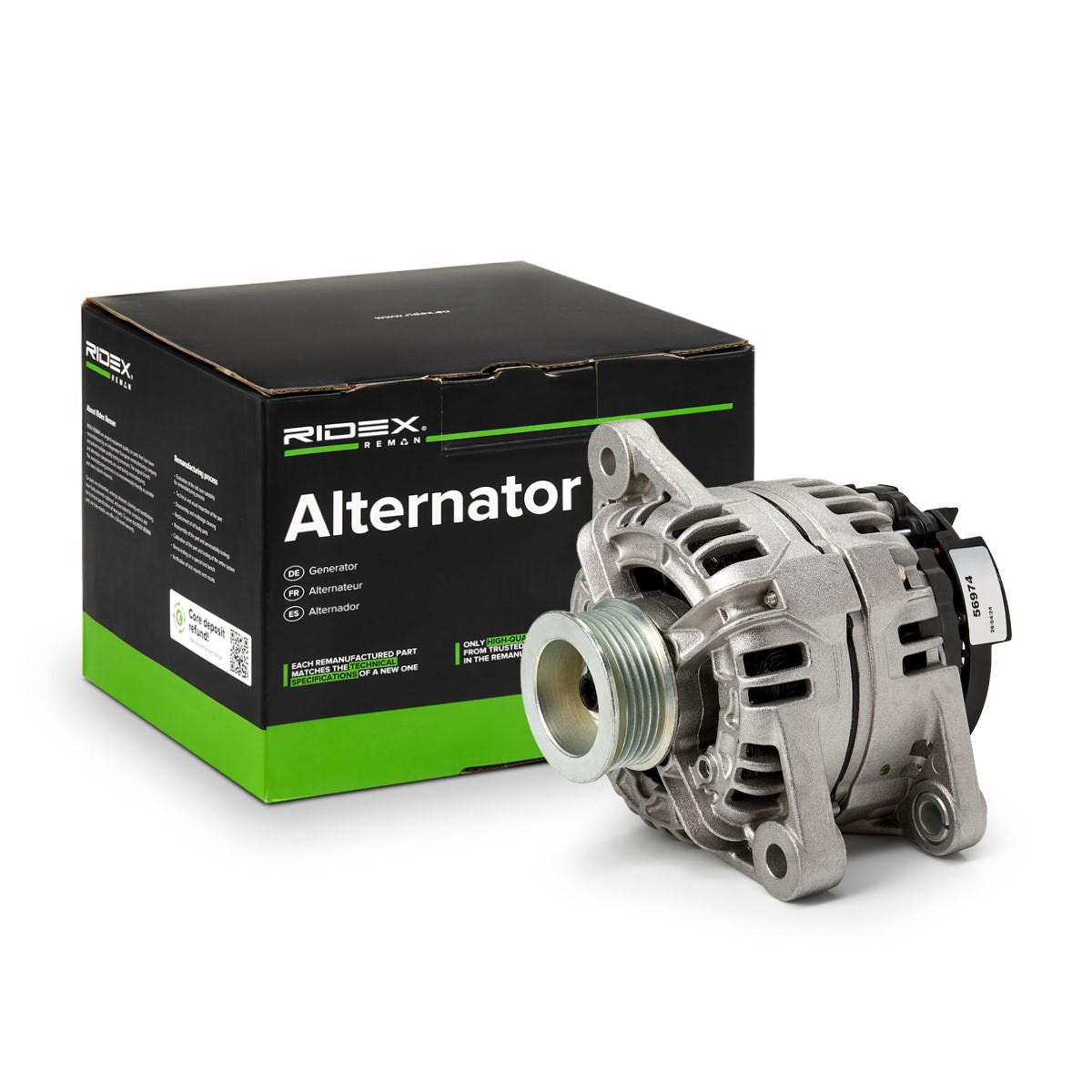 RIDEX REMAN Generaator Artikli number: 4G0059R soodsalt