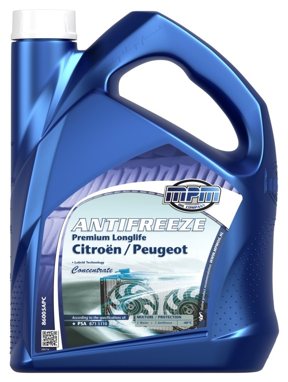MPM Antifreeze Premium Longlife, Citroën/Peugeot Article number: 86005APC cheaply