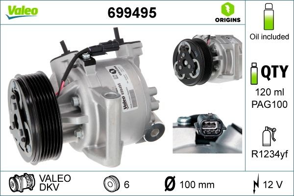 VALEO Kliimakompressor Artikli number: 699495 soodsalt