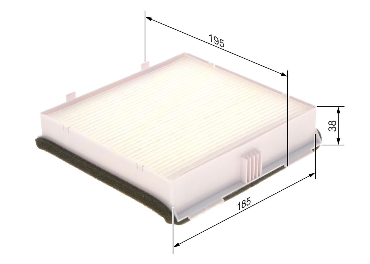 BOSCH Pollenfilter Varenummer: 1 987 435 111 billige