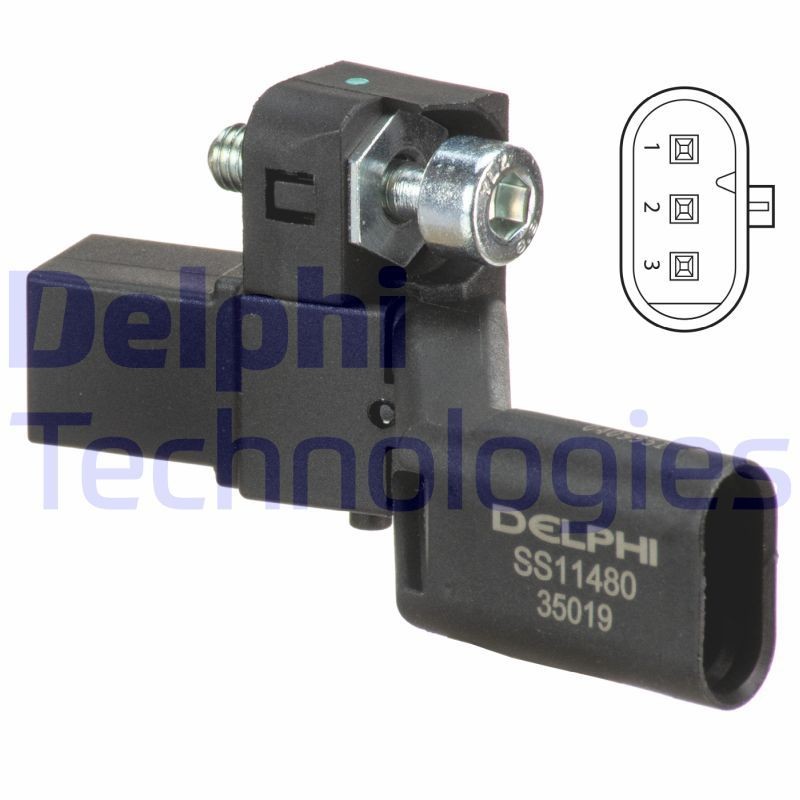 DELPHI Crankshaft sensor Article number: SS11480 cheaply
