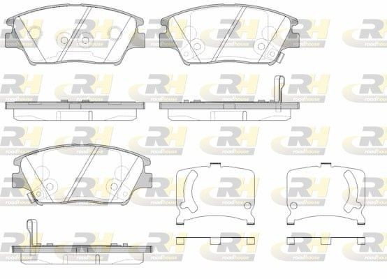 ROADHOUSE Brake pad set Article number: 21824.02 cheaply