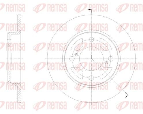 REMSA Bremseskive Varenummer: 62099.00 billige