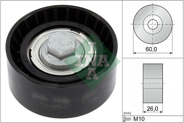 INA Deflection / Guide Pulley, v-ribbed belt Article number: 532 0868 10 cheaply