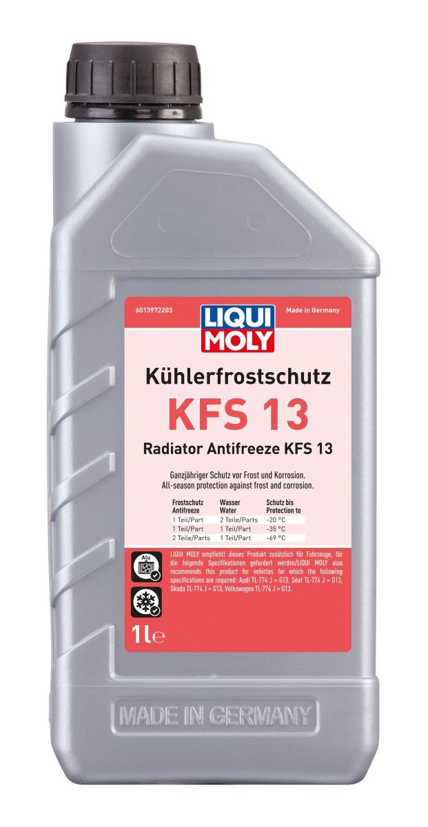 LIQUI MOLY 21139 Jahutusvedelik CADDY 1.6 SRE 110 HP Bensiin