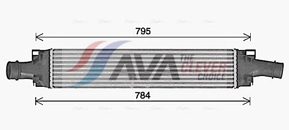 AVA COOLING SYSTEMS Intercooler Article number: AI4432 cheaply