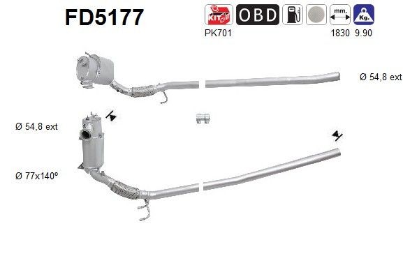 AS Filtru de particule număr articol: FD5177 ieftin