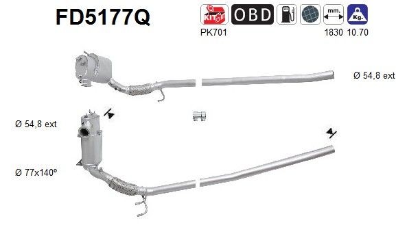AS Filtru de particule număr articol: FD5177Q ieftin