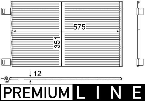 MAHLE ORIGINAL Kondensaator, kliimaseade Artikli number: AC 460 000P soodsalt