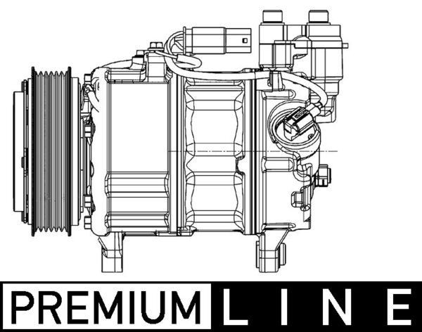 MAHLE ORIGINAL Kliimakompressor Artikli number: ACP 599 000P soodsalt