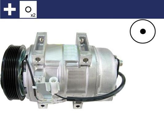 MAHLE ORIGINAL Air conditioning compressor Article number: ACP 803 000S cheaply