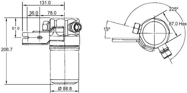MAHLE ORIGINAL Sausinātājs, Kondicionieris raksta numurs: AD 42 000S lēti