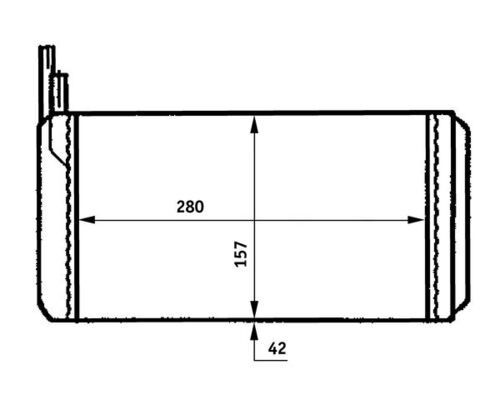 MAHLE ORIGINAL Heater matrix Article number: AH 160 000S cheaply