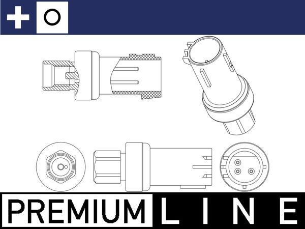 MAHLE ORIGINAL Air conditioning pressure switch Article number: ASE 5 000P cheaply