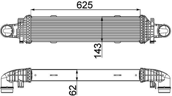 MAHLE ORIGINAL Fan, radiator Article number: CFF 189 000P cheaply