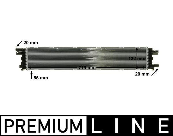 MAHLE ORIGINAL Low Temperature Cooler, intercooler Article number: CIR 12 000P cheaply