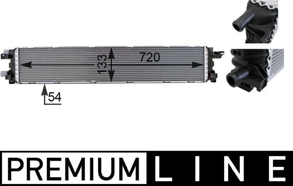 MAHLE ORIGINAL Low Temperature Cooler, intercooler Article number: CIR 13 000P cheaply