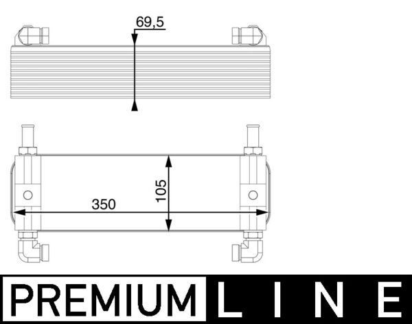 MAHLE ORIGINAL Oliekøler, automatisk gearkasse Varenummer: CLC 15 000P billige