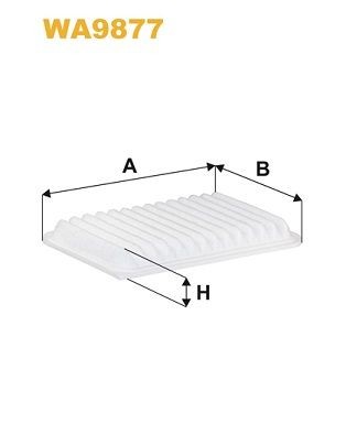 WIX FILTERS Luftfilter Varenummer: WA9877 billige