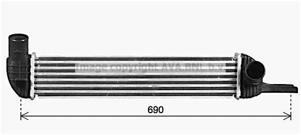 PRASCO Intercooler Article number: DW4143 cheaply