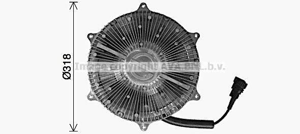 PRASCO Kobling, kølerventilator Varenummer: MEC332 billige