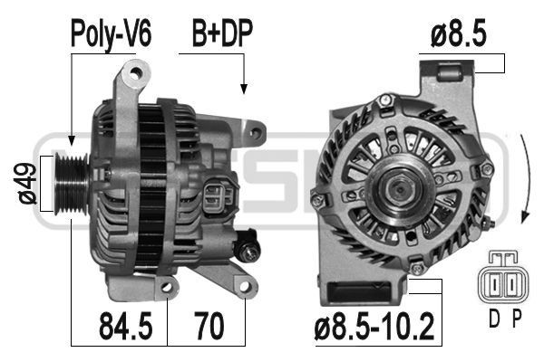 MESSMER Alternator Article number: 209358A cheaply