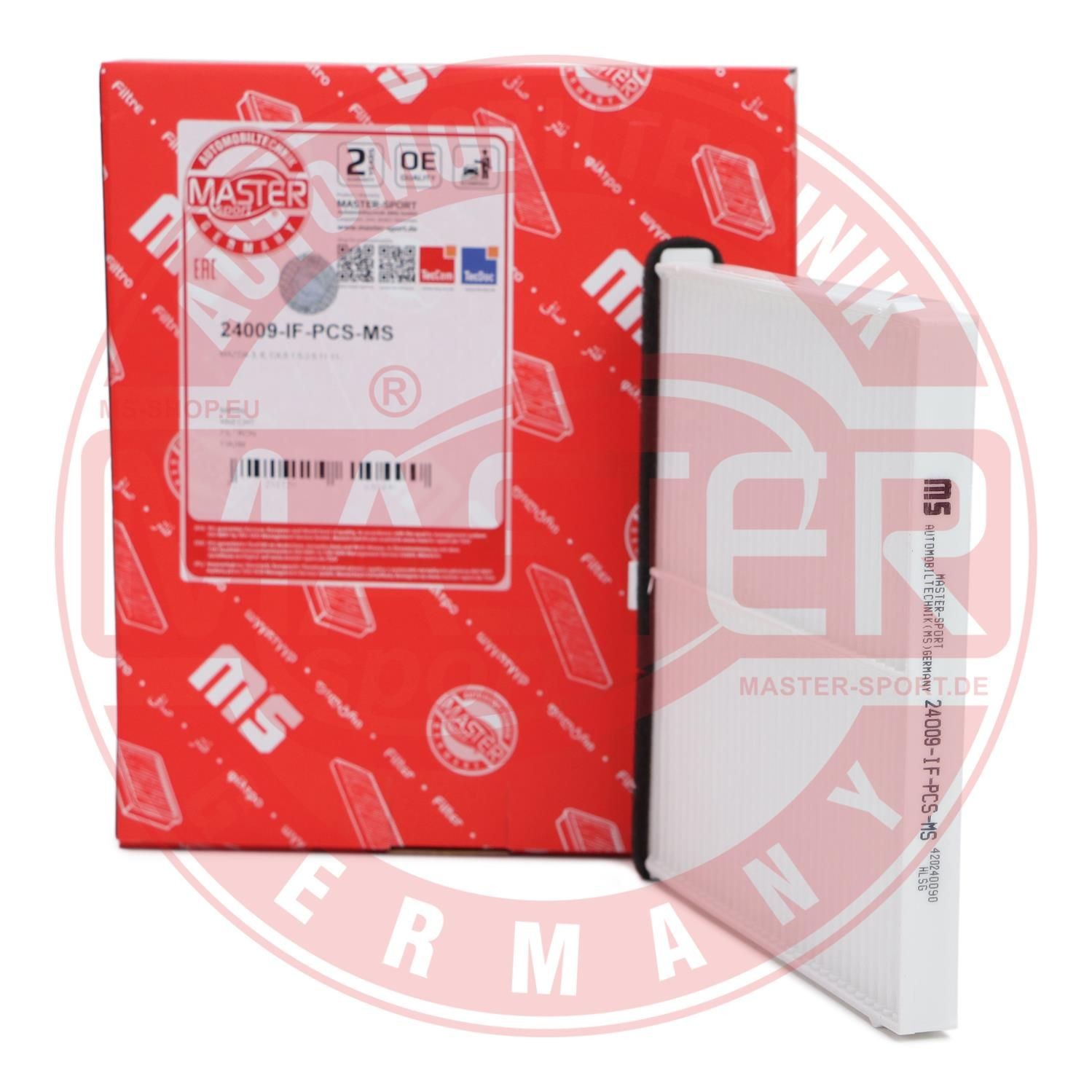 MASTER-SPORT Pollen filter Article number: 24009-IF-PCS-MS cheaply