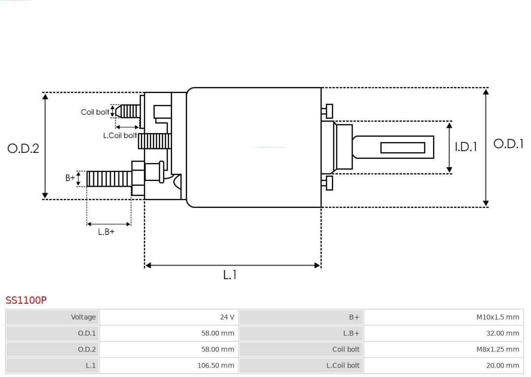 AS-PL Alternator Article number: A4001SR cheaply