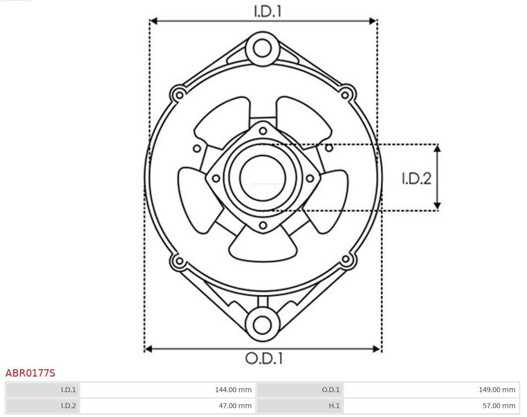 AS-PL Starter motor Article number: S4016SR cheaply