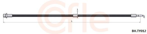 COFLE Brake hose Article number: BH.PE034 cheaply