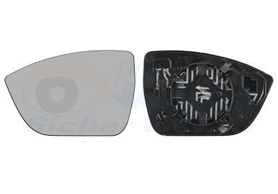 VAN WEZEL Mirror Glass, outside mirror Article number: 4907837 cheaply