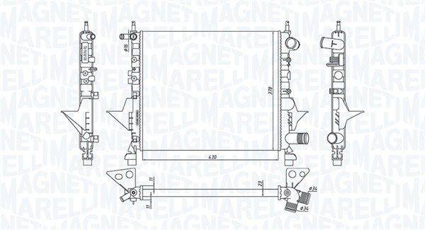 MAGNETI MARELLI Radiaator, mootorijahutus Artikli number: 350213171800 soodsalt