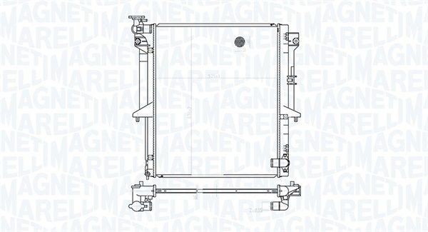 MAGNETI MARELLI Radiaator, mootorijahutus Artikli number: 350213177300 soodsalt