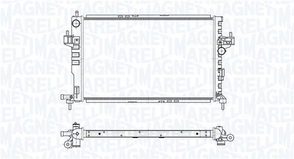 MAGNETI MARELLI Engine radiator Article number: 350213191500 cheaply