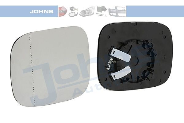 JOHNS Spoguļstikls, Ārējais atpakaļskata spogulis raksta numurs: 90 82 37-81 lēti
