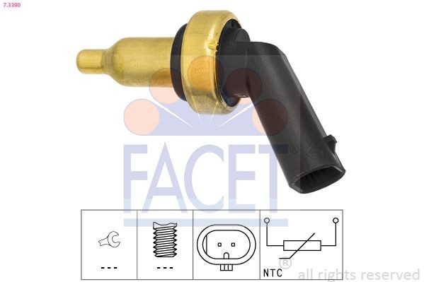 FACET Sensor, coolant temperature Article number: 7.3390 cheaply