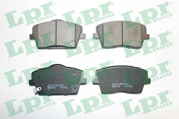 LPR Brake pad set Article number: 05P2062 cheaply
