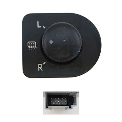 MEAT & DORIA 206027 Switch, mirror adjustment PASSAT 2.3 VR5 Syncro/4motion 150 PS Petrol 2001