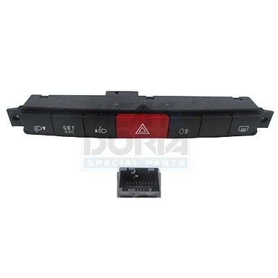 MEAT & DORIA 206044 Hazard Light Switch DOBLO 1.6 D Multijet (263AXD1B, 263AXX1B) 105 PS Diesel