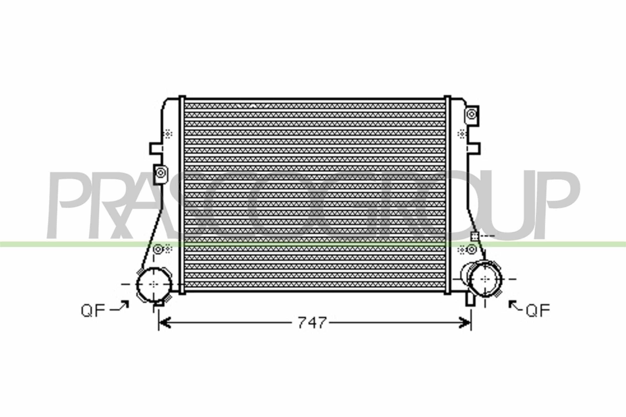 PRASCO Intercooler Varenummer: AD320N006 billige