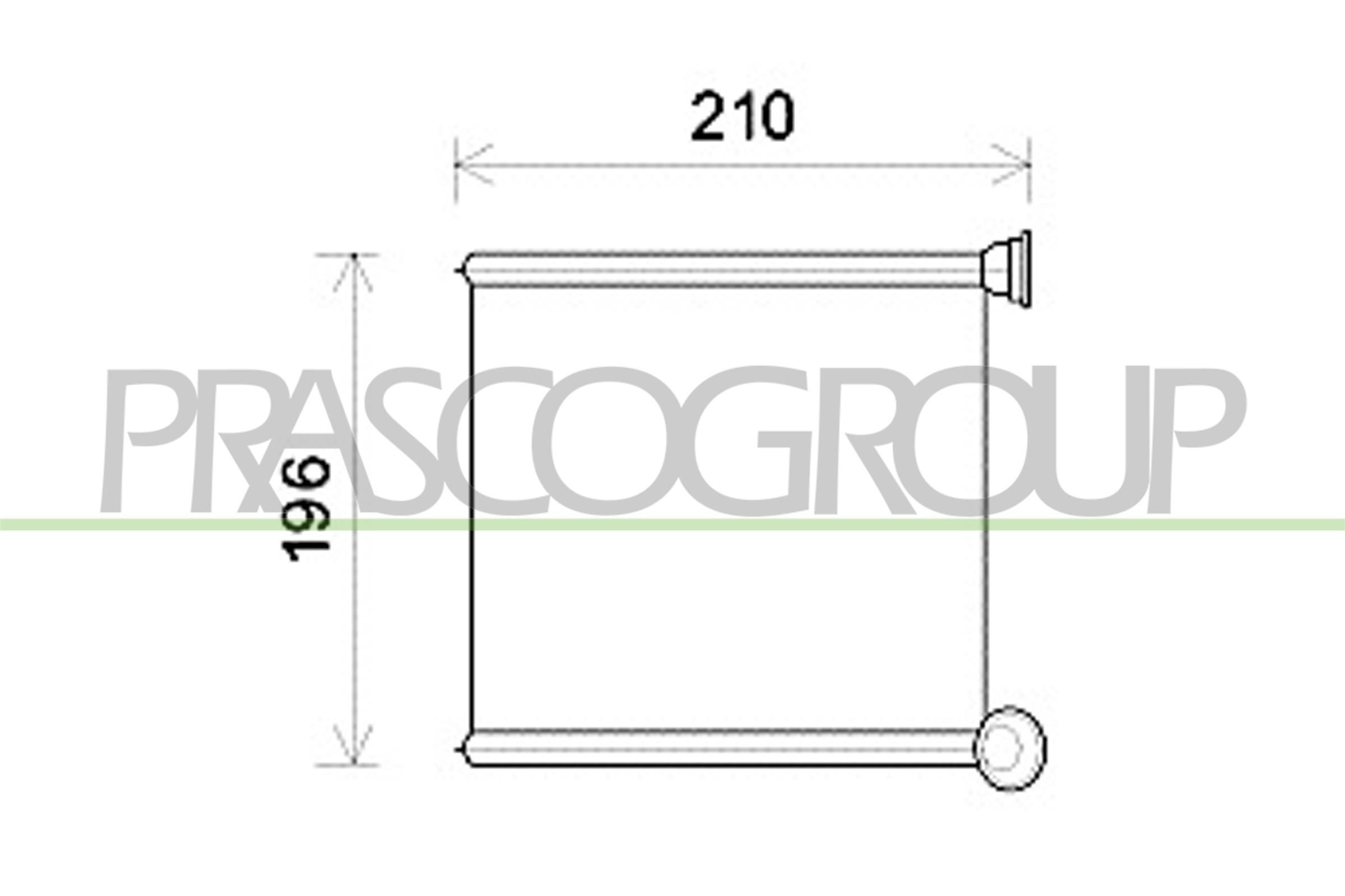 PRASCO Heater matrix Article number: AD324H001 cheaply