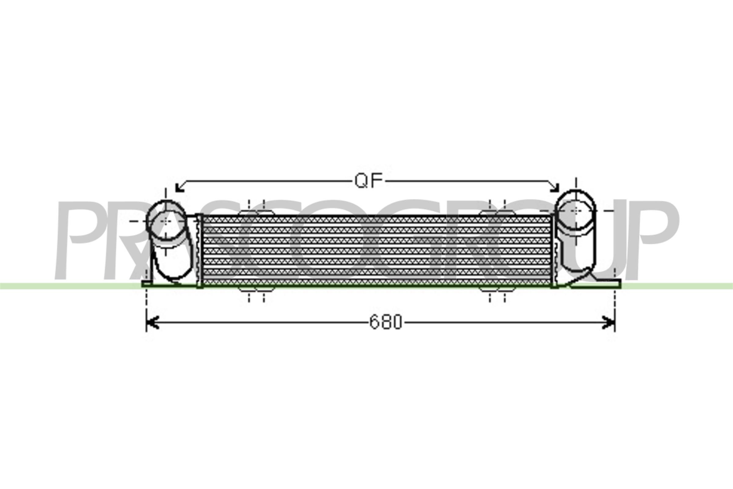 PRASCO Intercooler Article number: BM024N001 cheaply