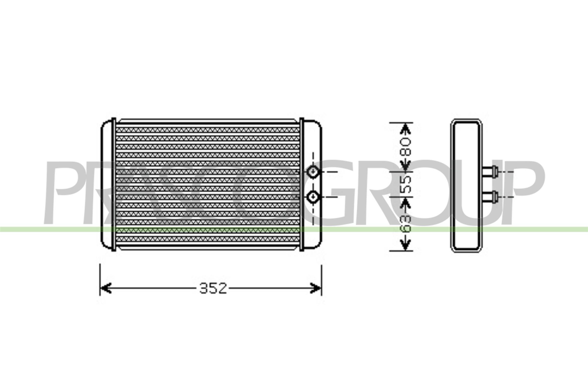 PRASCO Heater matrix Article number: CI950H003 cheaply
