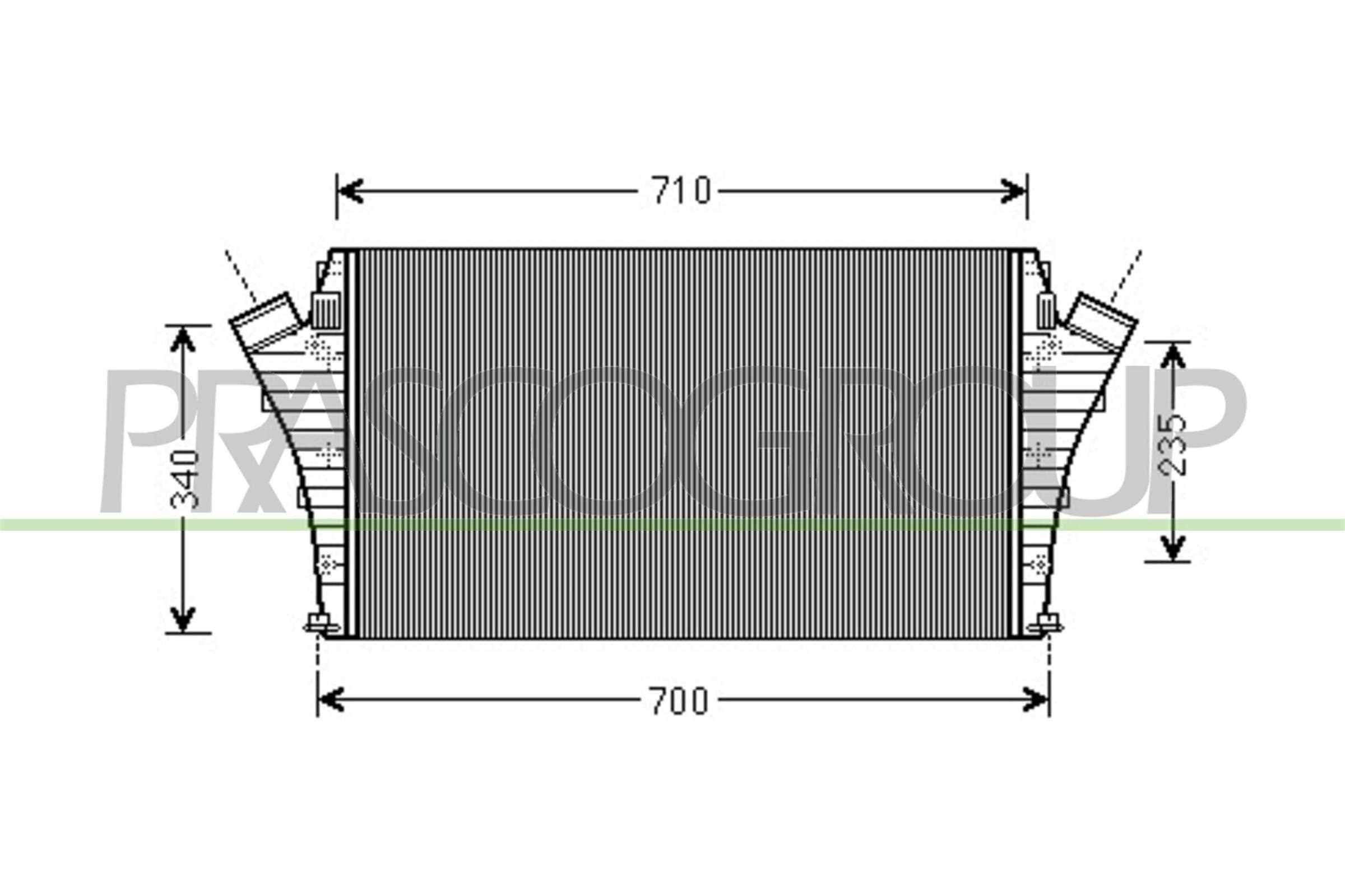 PRASCO Intercooler Article number: FT520N002 cheaply
