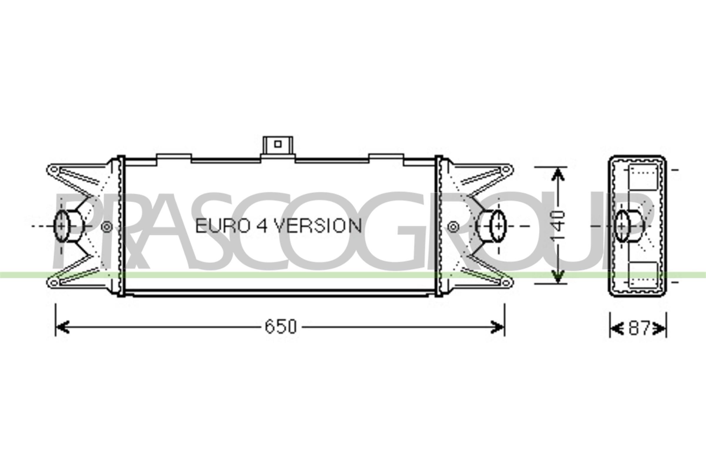 PRASCO Intercooler Article number: FT926N001 cheaply