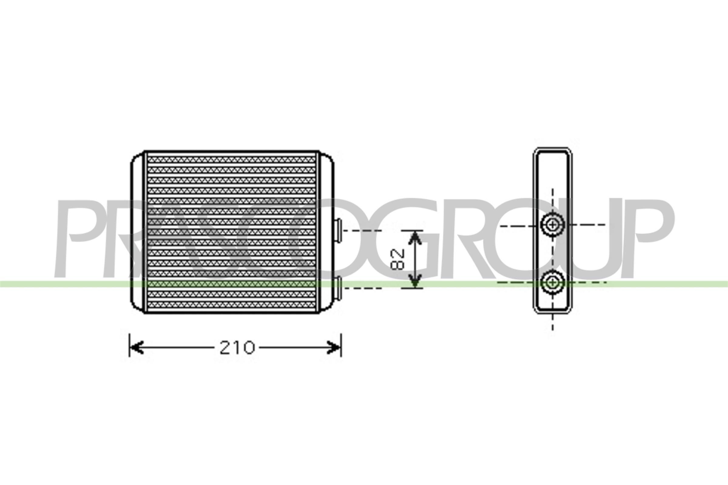PRASCO Heater matrix Article number: OP350H001 cheaply
