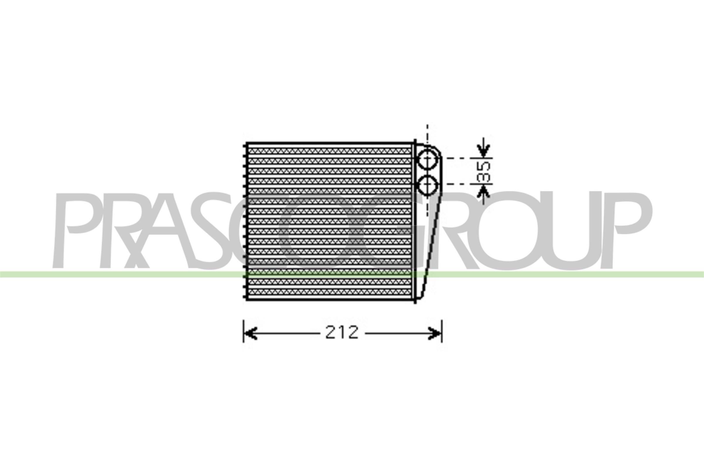 PRASCO Heater matrix Article number: RN325H001 cheaply
